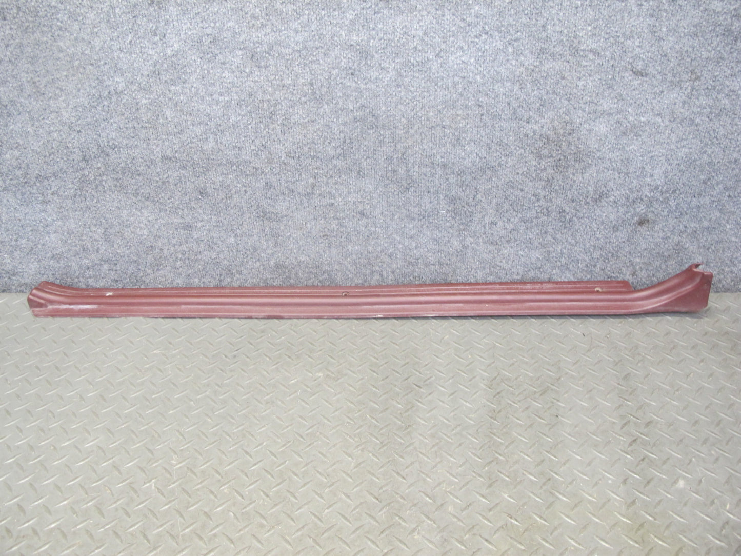 84-85 Mazda RX7 FB Left & Right Door Scuff Sill Plate Trim Cover Set RED OEM