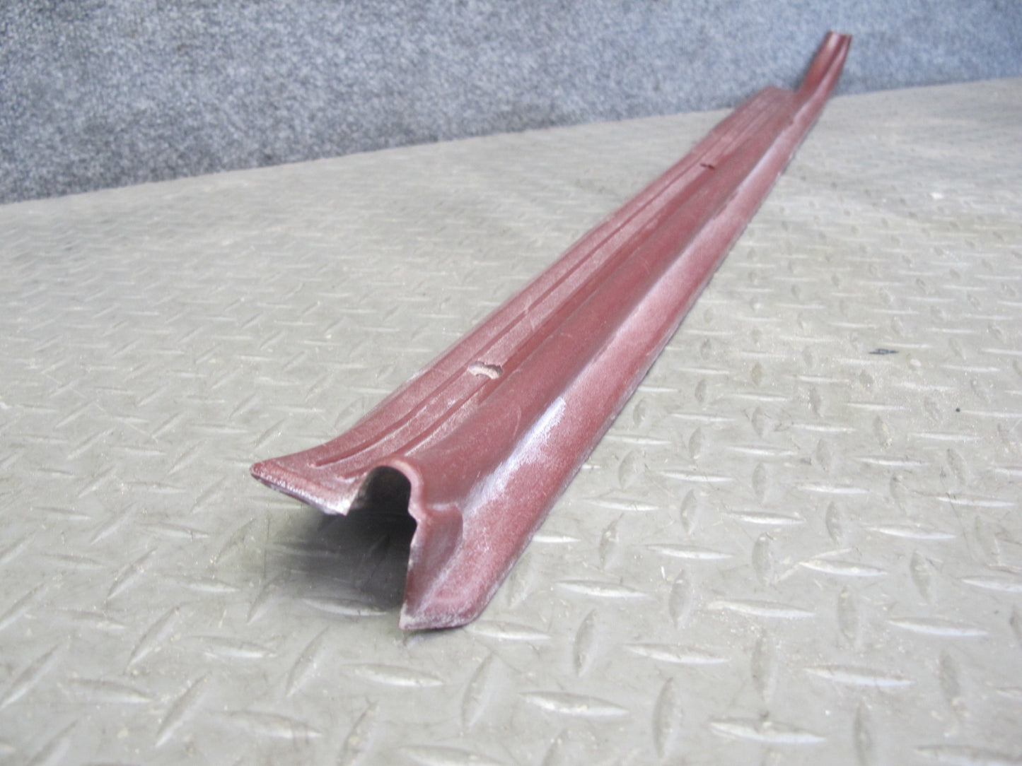 84-85 Mazda RX7 FB Left & Right Door Scuff Sill Plate Trim Cover Set RED OEM