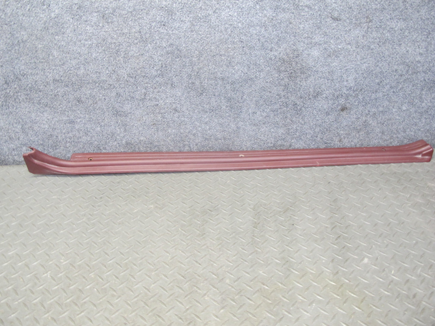 84-85 Mazda RX7 FB Left & Right Door Scuff Sill Plate Trim Cover Set RED OEM