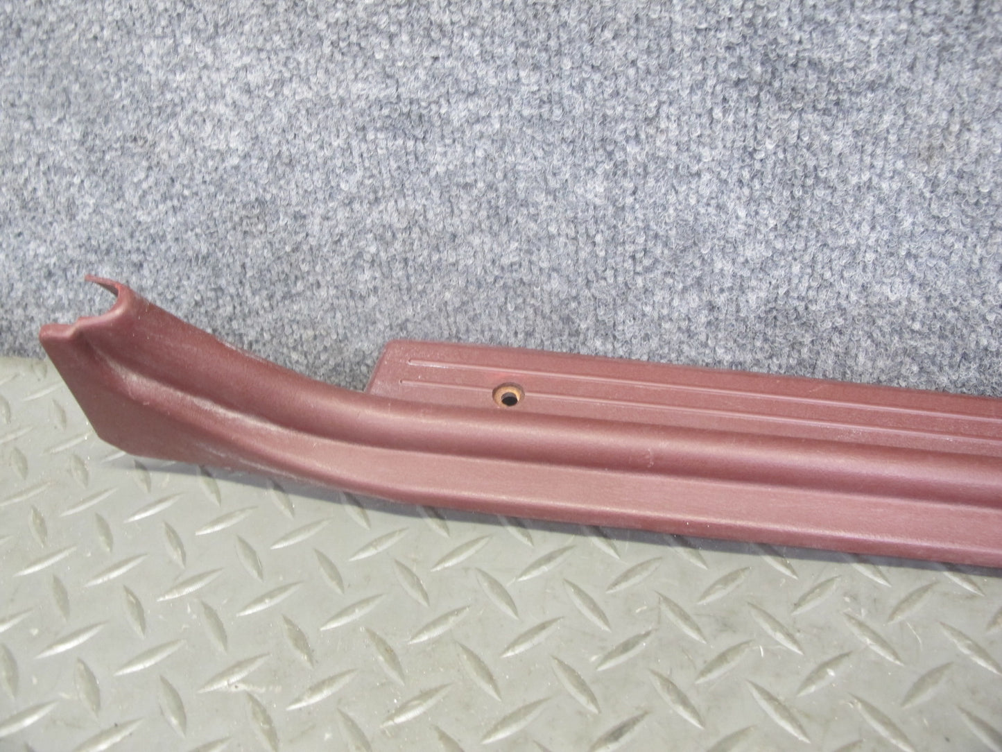 84-85 Mazda RX7 FB Left & Right Door Scuff Sill Plate Trim Cover Set RED OEM