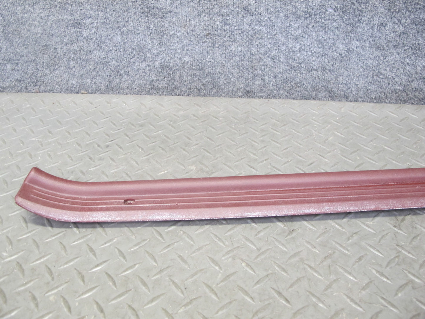 84-85 Mazda RX7 FB Left & Right Door Scuff Sill Plate Trim Cover Set RED OEM