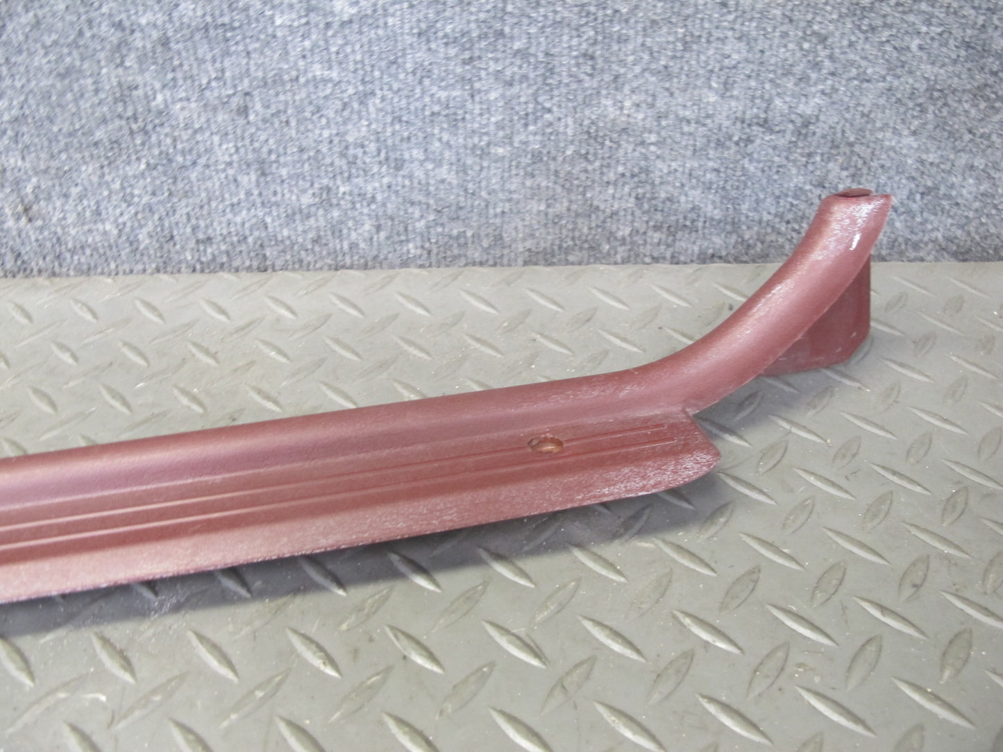 84-85 Mazda RX7 FB Left & Right Door Scuff Sill Plate Trim Cover Set RED OEM