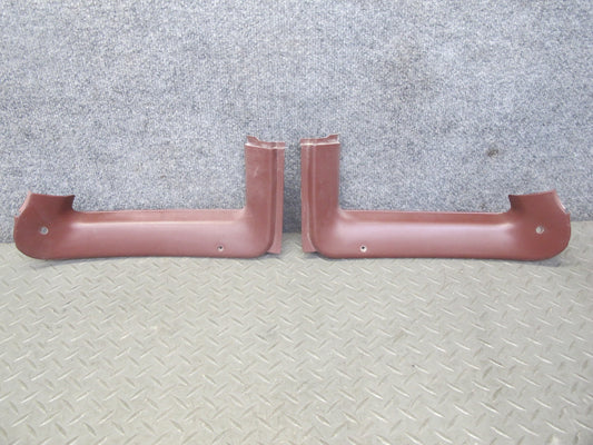 84-85 Mazda RX7 FB Set of 2 Left & Right Interior B Pillar Trim Panel RED OEM