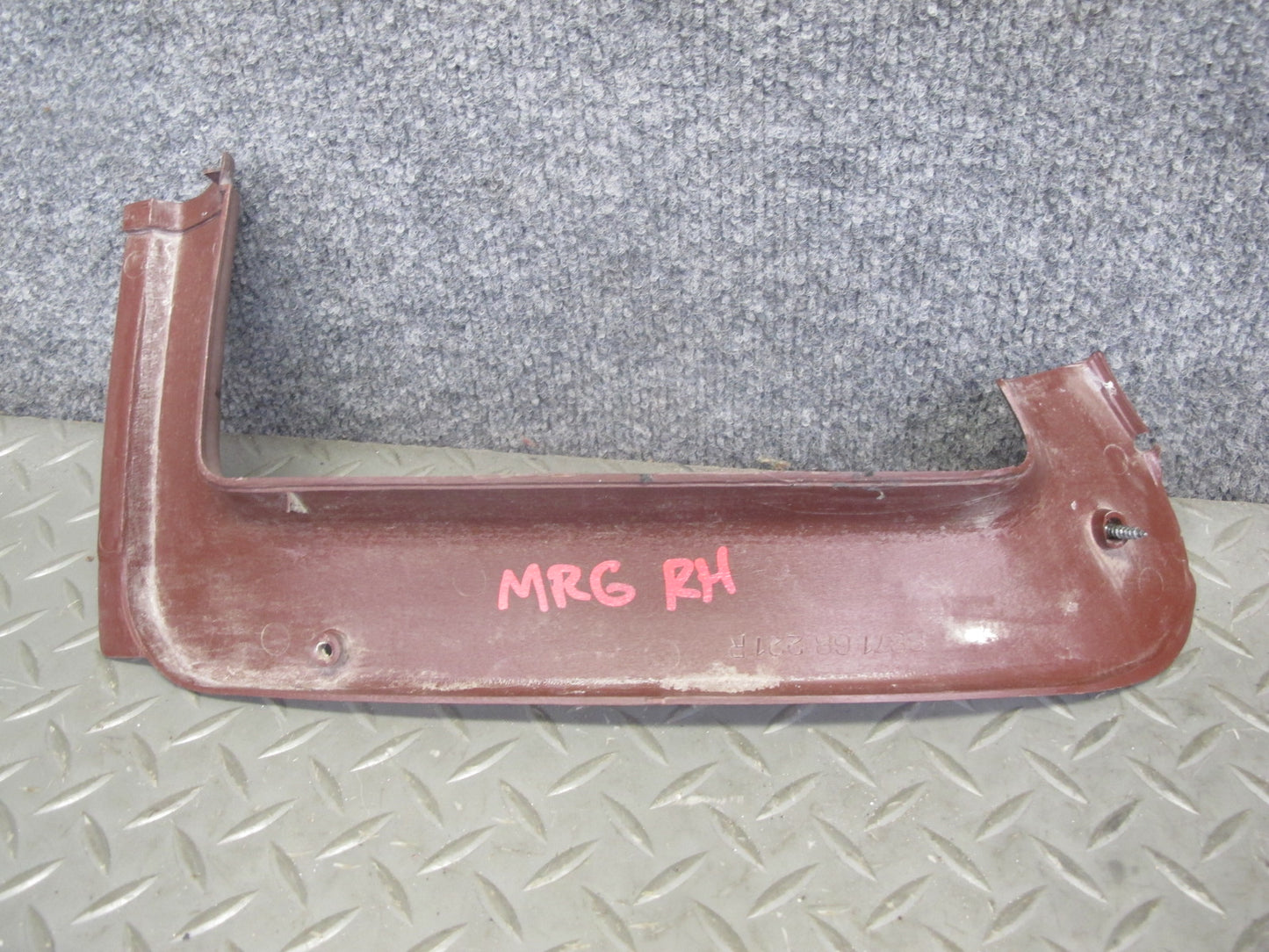 84-85 Mazda RX7 FB Set of 2 Left & Right Interior B Pillar Trim Panel RED OEM