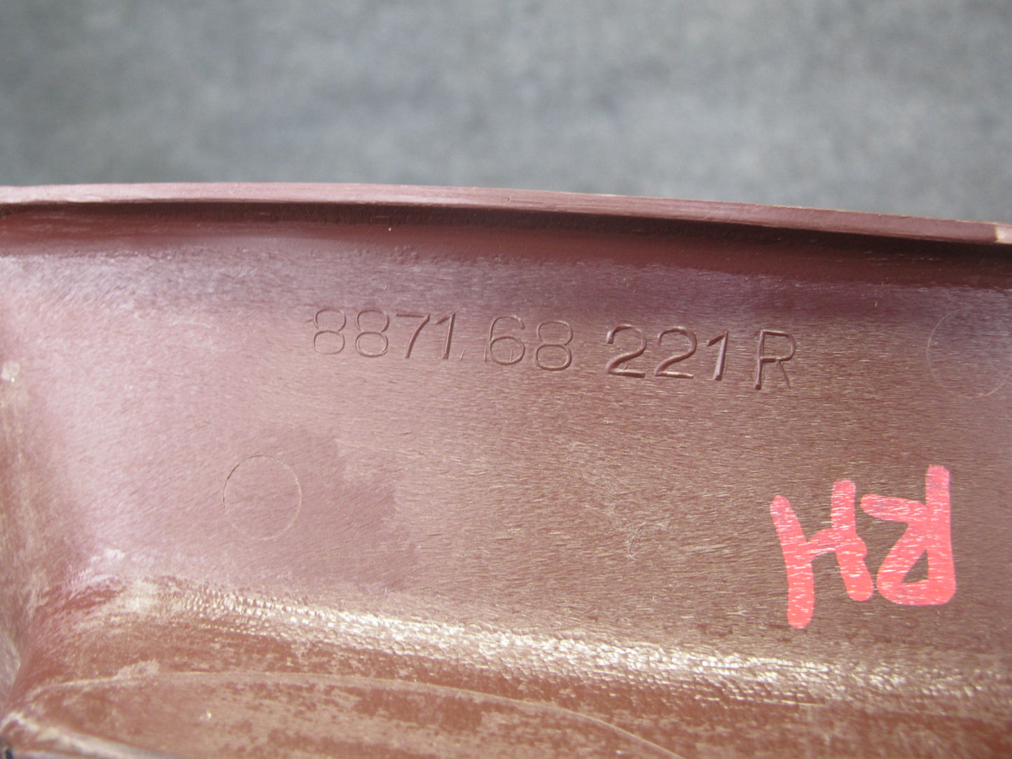 84-85 Mazda RX7 FB Set of 2 Left & Right Interior B Pillar Trim Panel RED OEM