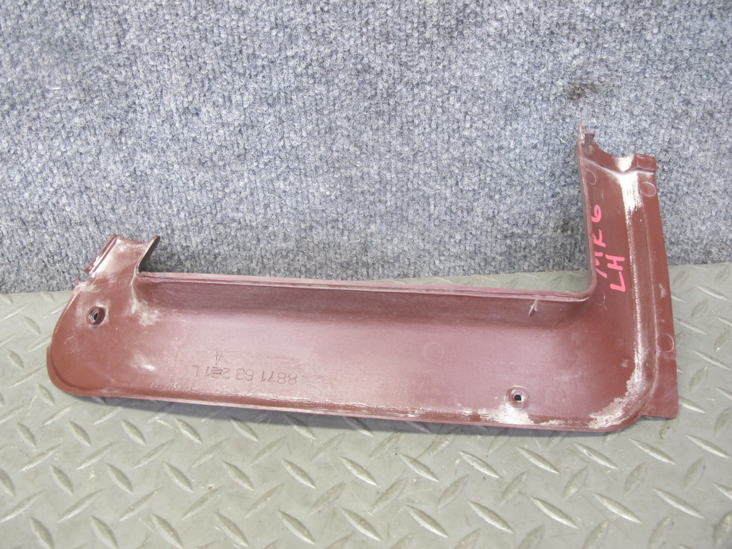 84-85 Mazda RX7 FB Set of 2 Left & Right Interior B Pillar Trim Panel RED OEM