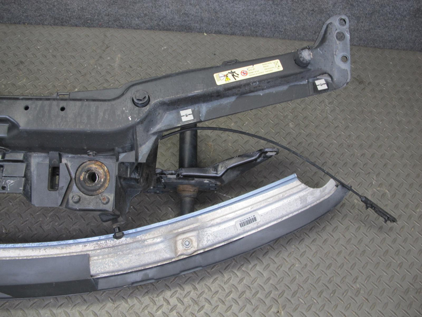 01-06 BMW E46 Convert Front Bumper Reinforcement Bar Radiator Core Support OEM