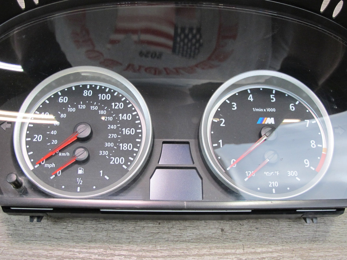 2006-2010 BMW E63 E64 M6 Instrument Cluster Gauge Speedometer 7837868
