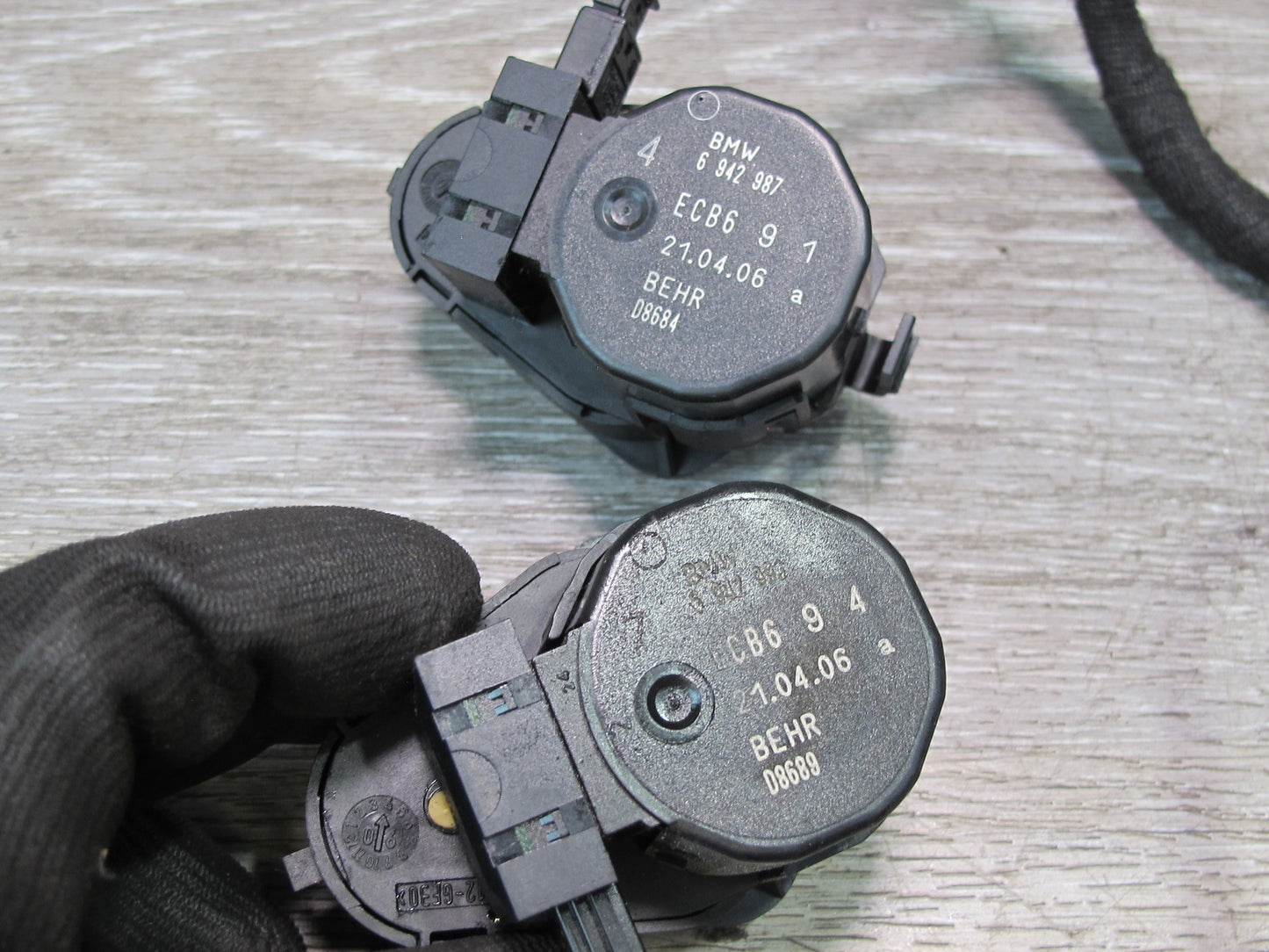 2006-2010 BMW E63 E64 A/C Heater Flap Door Actuator Motor Wiring Set