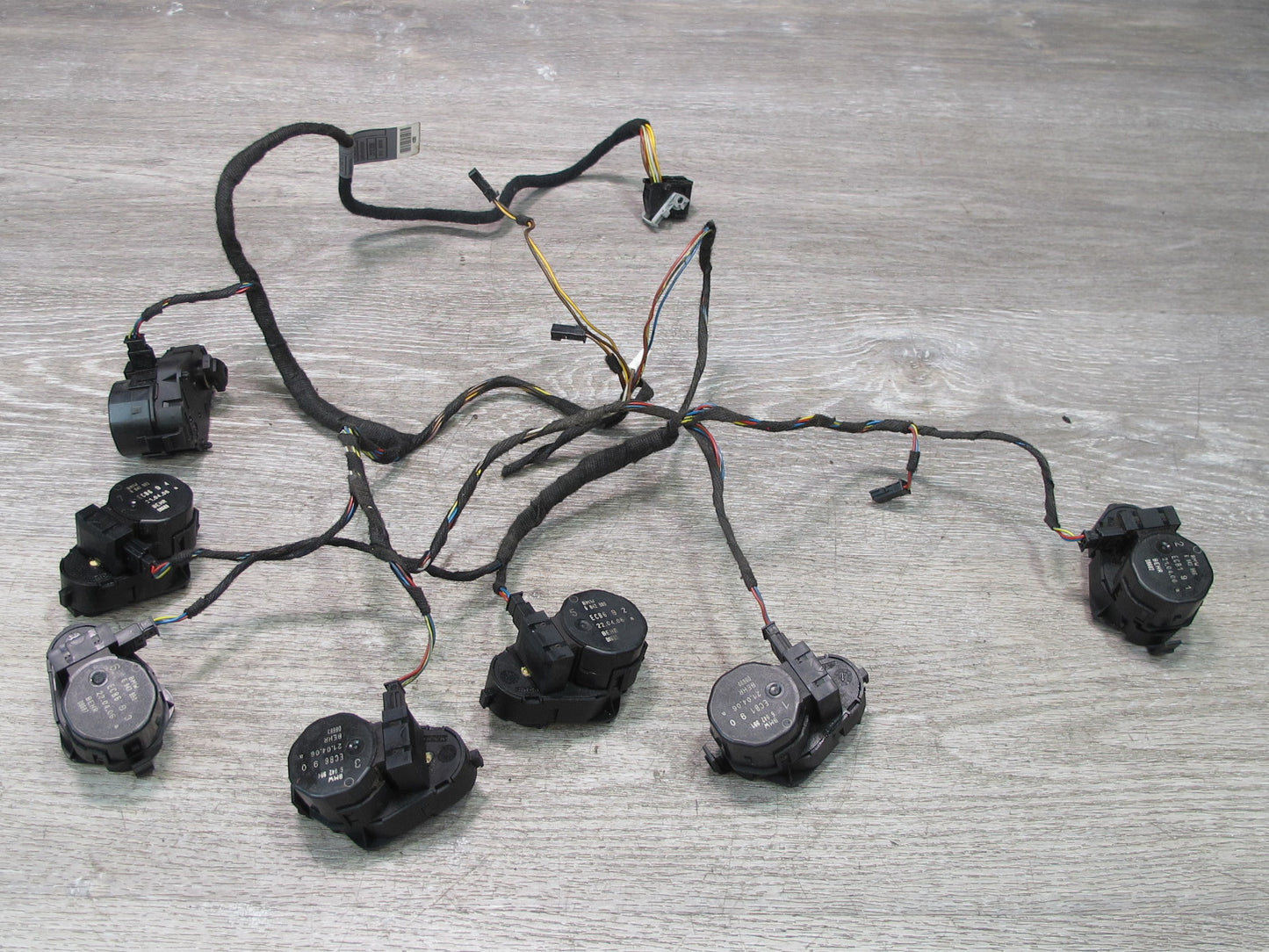 2006-2010 BMW E63 E64 A/C Heater Flap Door Actuator Motor Wiring Set