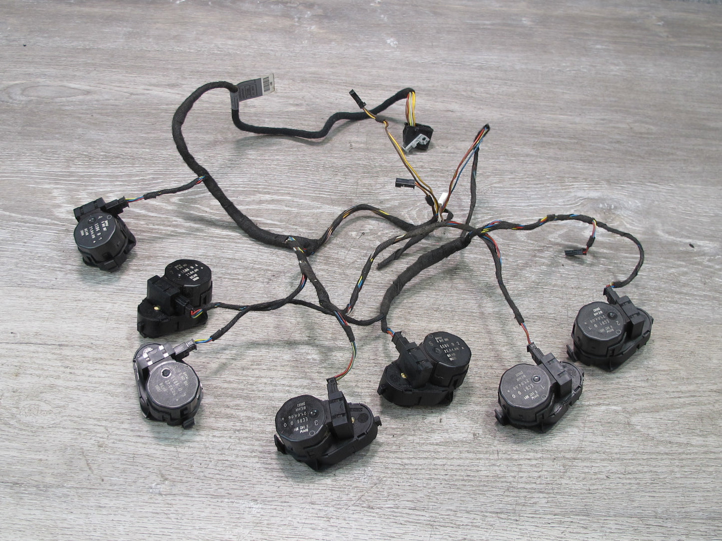 2006-2010 BMW E63 E64 A/C Heater Flap Door Actuator Motor Wiring Set