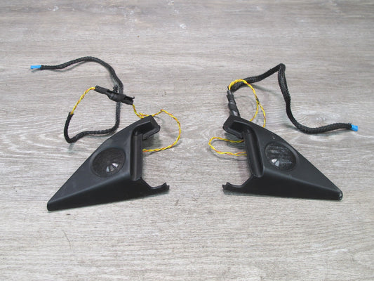 2006-2010 BMW E63 Left & Right Door TOP Hifi Tweeter Speaker Corner Trim Set