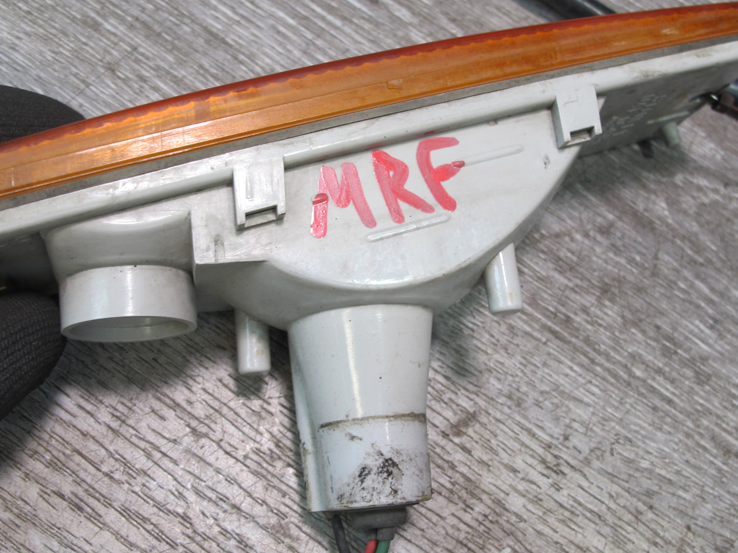 86-88 Mazda RX7 Front Right Headlight Lens Turn Signal Marker Light Lamp Set OEM