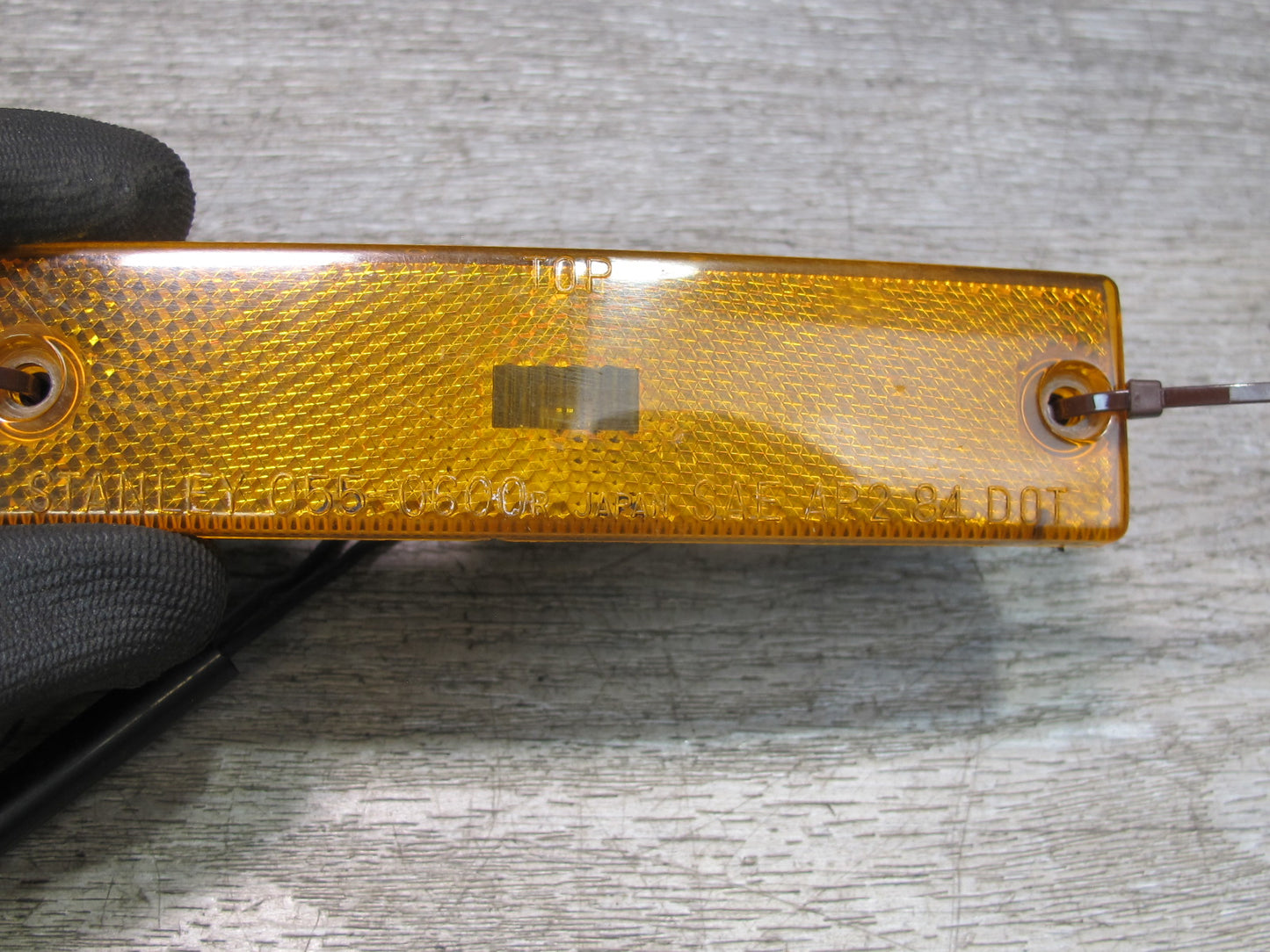 86-88 Mazda RX7 Front Right Headlight Lens Turn Signal Marker Light Lamp Set OEM