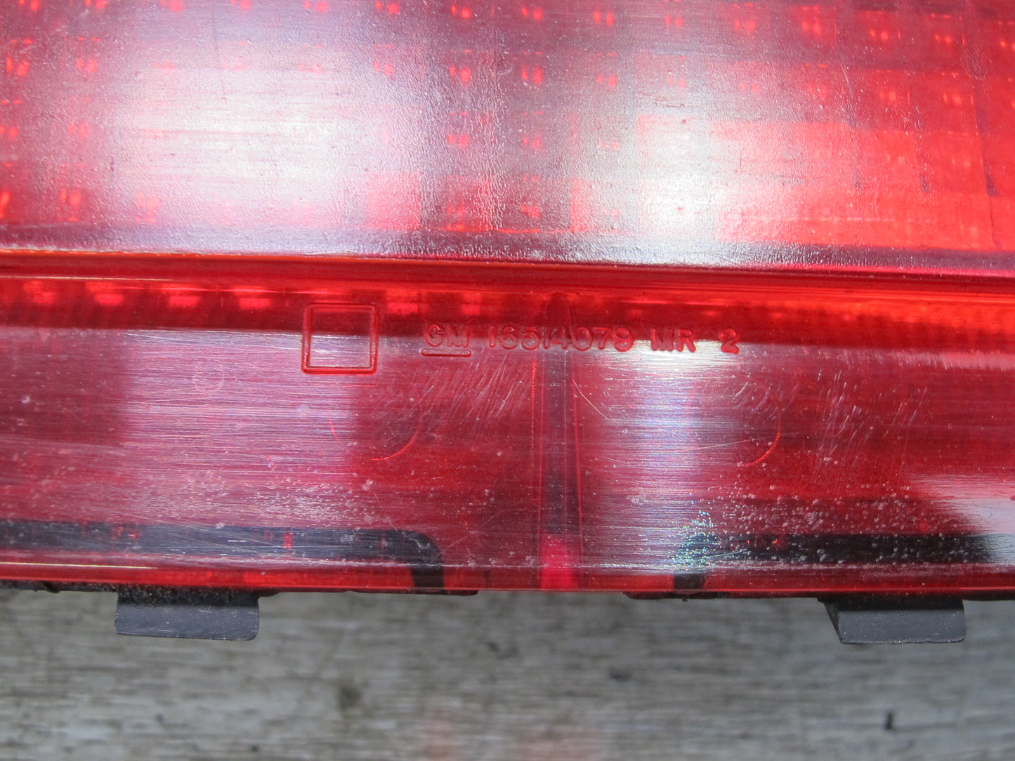 91-96 Chevrolet Corvette C4 Rear Center 3RD Third Brake Light 16514080 OEM