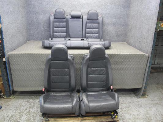 2008 VW Golf MK5 R32 2-DOOR Front & Rear Sport Seat Set Leather Anthracite OEM