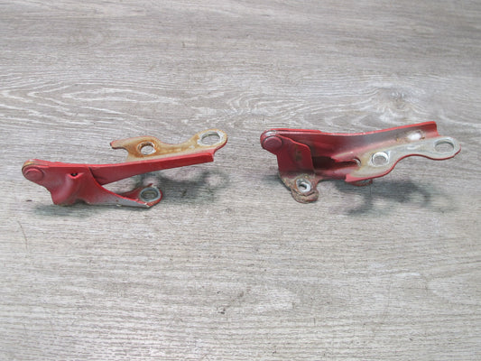85-89 Toyota MR2 AW15 Set of 2 Front Left & Right Hood Frunk Hinge RED OEM