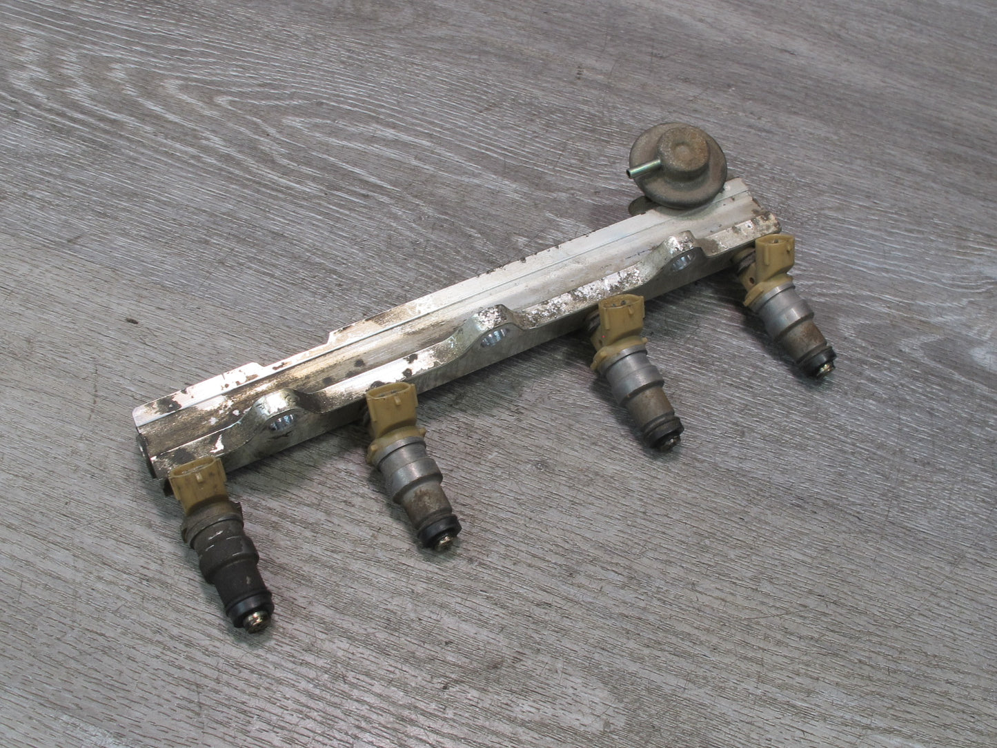 88-89 Toyota MR2 AW15 1.6L 4AGE Engine Fuel Rail Injector Set OEM