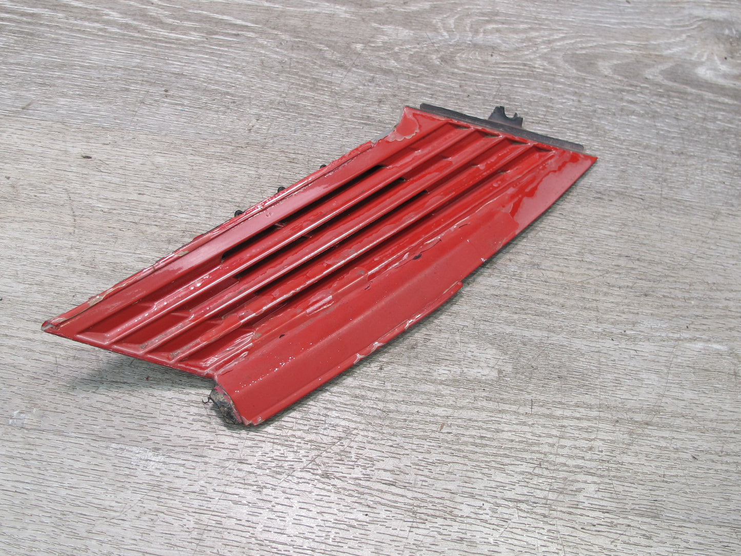 85-89 Toyota MR2 AW15 Rear Left & Right Exterior C-pillar Vent Trim Set RED OEM