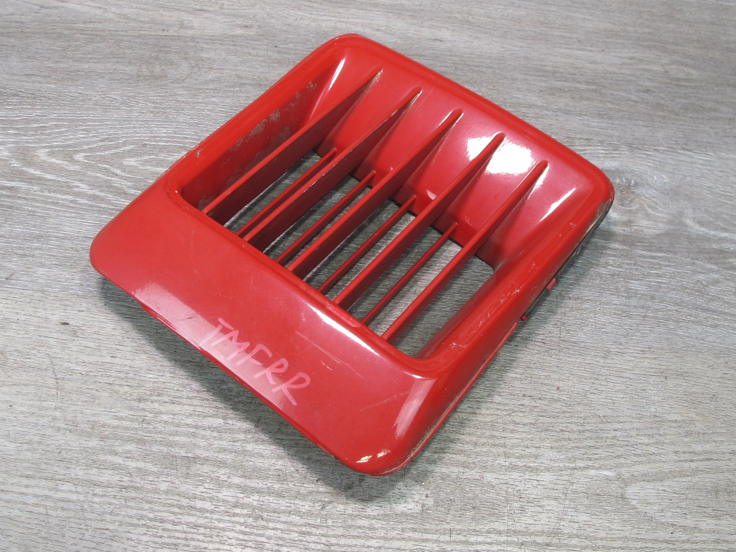 87-88 Toyota MR2 AW15 Right Quarter Panel Air Inlet Scoop Vent Grille RED OEM