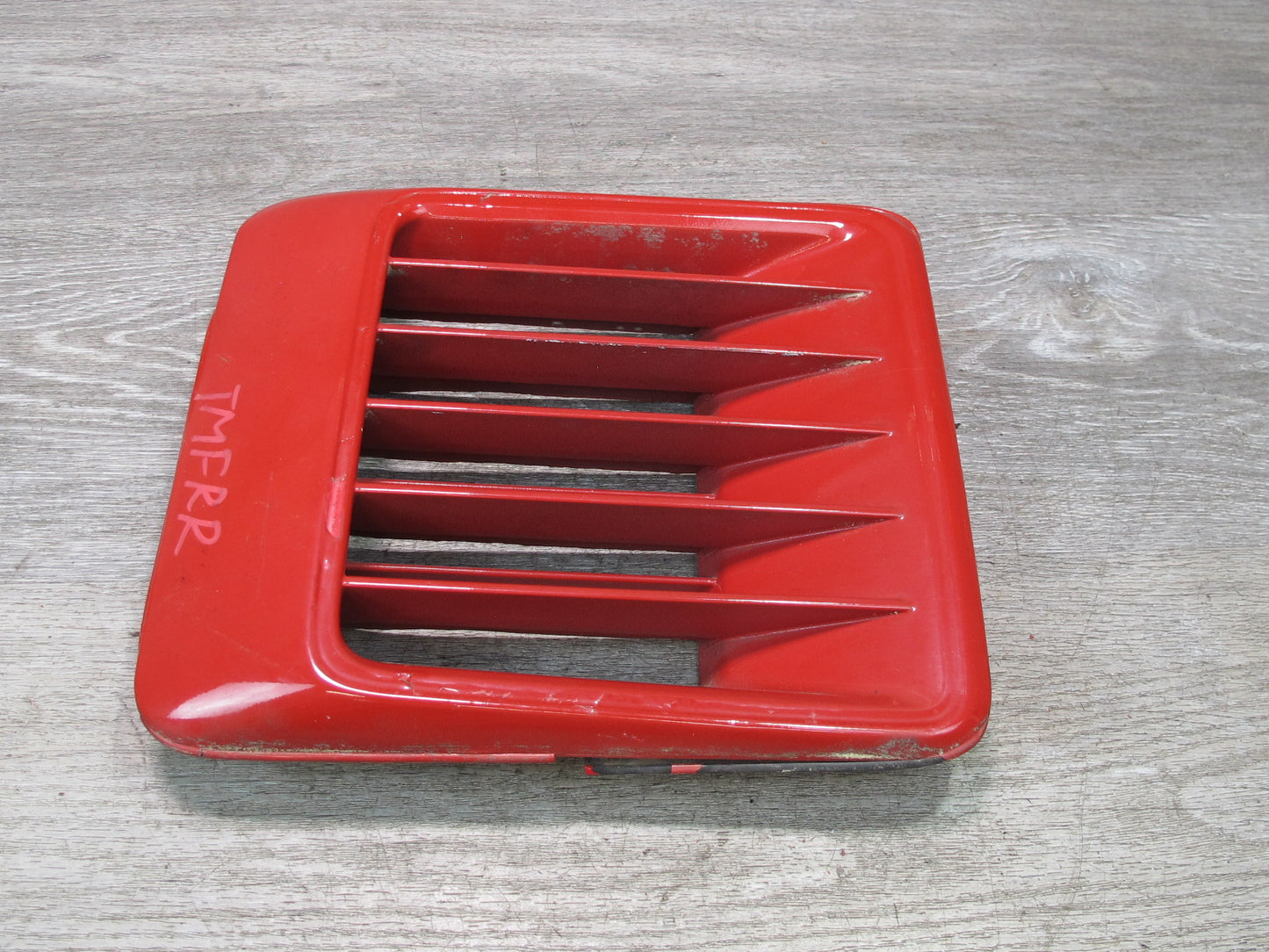 87-88 Toyota MR2 AW15 Right Quarter Panel Air Inlet Scoop Vent Grille RED OEM