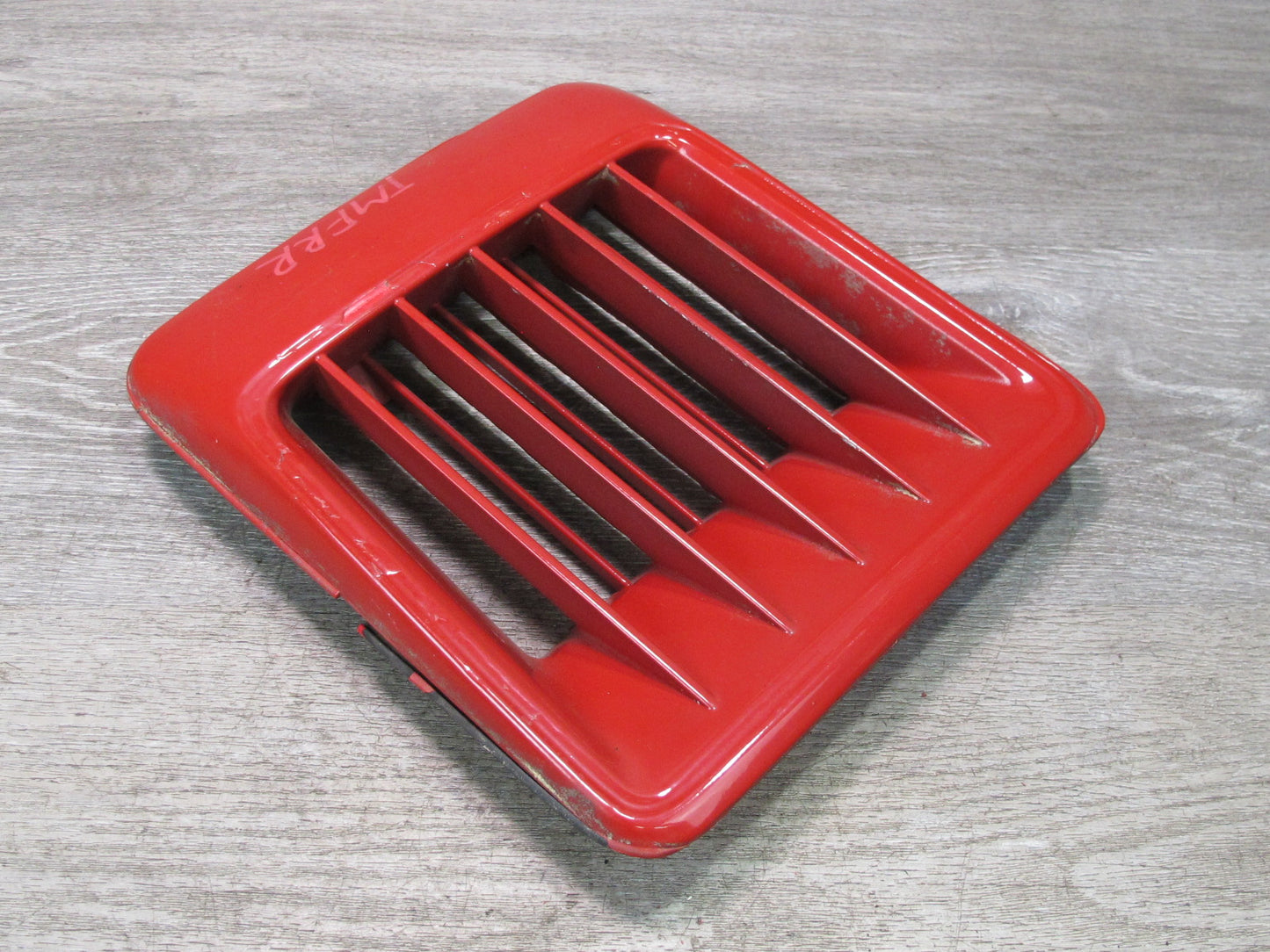 87-88 Toyota MR2 AW15 Right Quarter Panel Air Inlet Scoop Vent Grille RED OEM