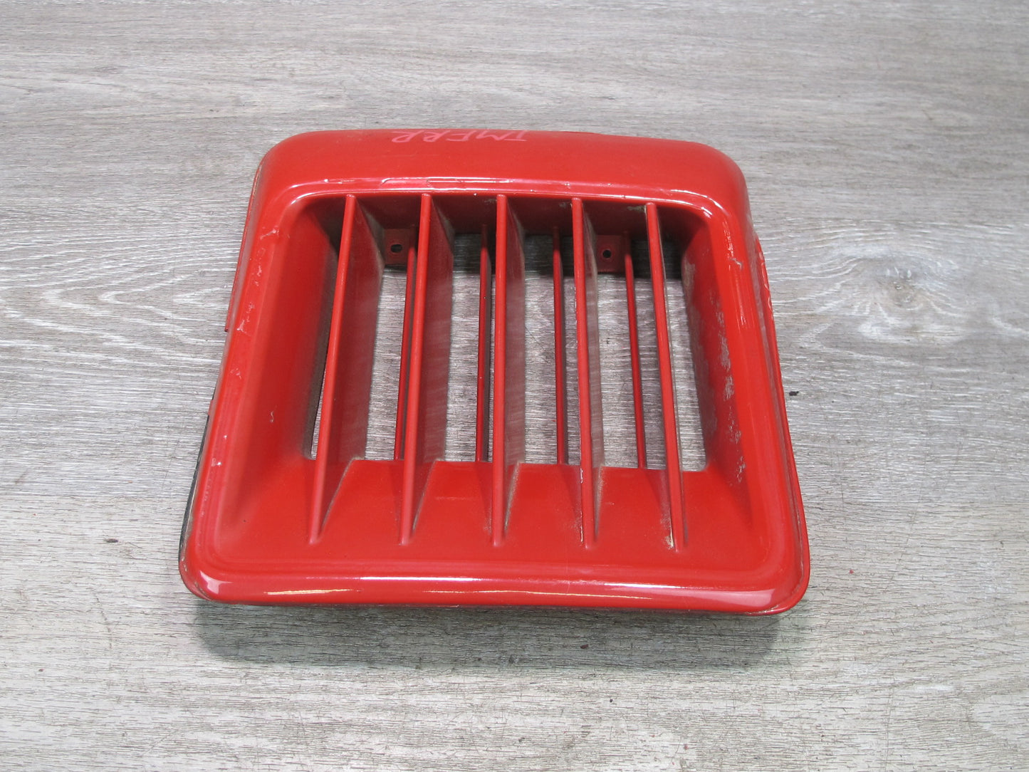 87-88 Toyota MR2 AW15 Right Quarter Panel Air Inlet Scoop Vent Grille RED OEM