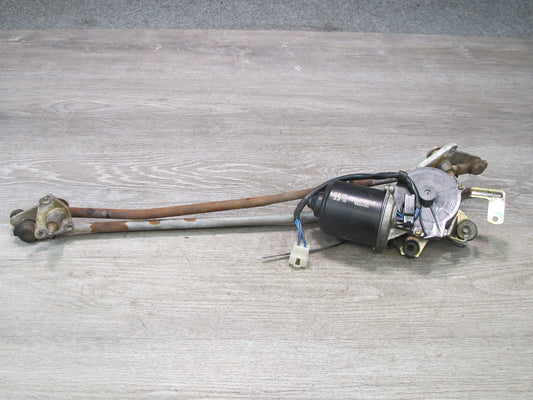 87-89 Toyota MR2 AW15 Front Windshield Wiper Transmission Linkage w Motor OEM