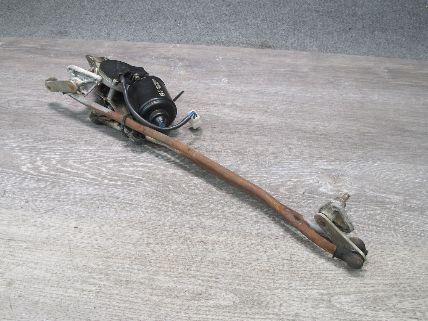 87-89 Toyota MR2 AW15 Front Windshield Wiper Transmission Linkage w Motor OEM