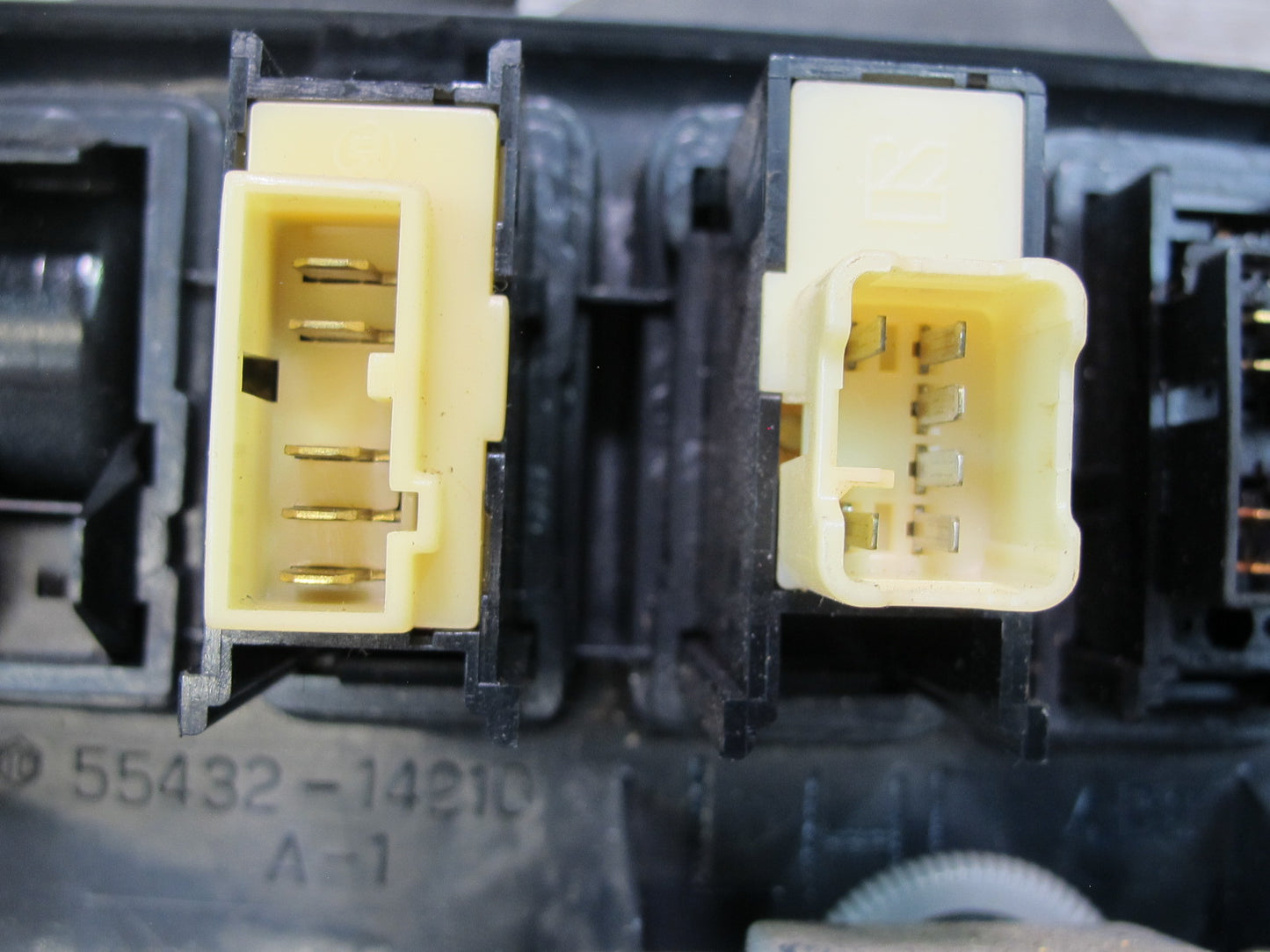 86-88 Toyota Supra MA70L Cruise Fog Light Defrost Dimmer Coin Button Switch OEM