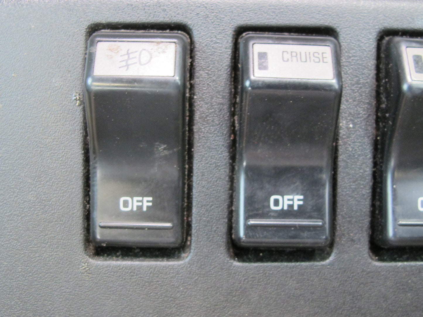 86-88 Toyota Supra MA70L Cruise Fog Light Defrost Dimmer Coin Button Switch OEM
