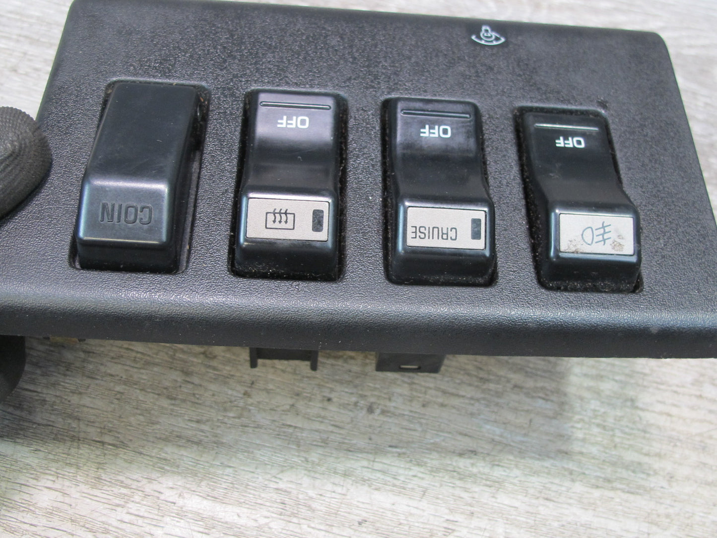 86-88 Toyota Supra MA70L Cruise Fog Light Defrost Dimmer Coin Button Switch OEM