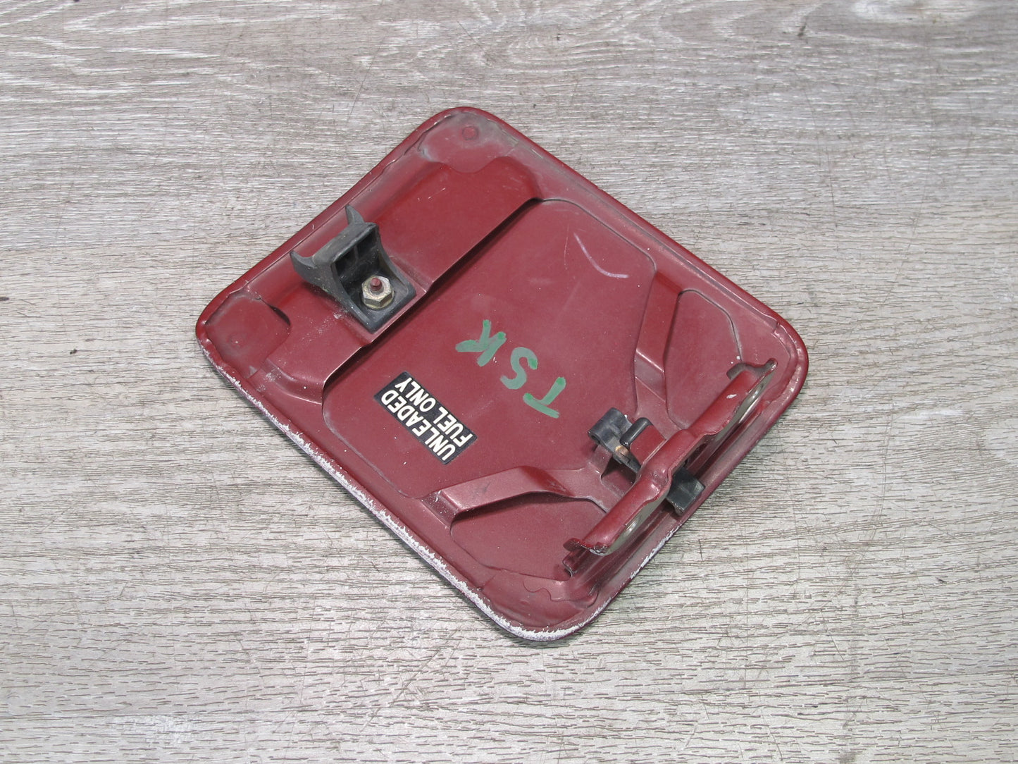 86-88 Toyota Supra MA70L Fuel Tank Filler Door Lid Cover RED Pearl Mica OEM