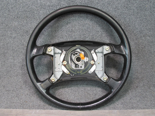 94-95 BMW E34 5-SERIES A/T Leather Steering Black 1162806 OEM