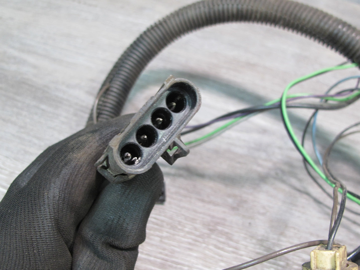 1993 Chevrolet Corvette C4 Rear Bumper Tail Light Wire Wiring Harness OEM