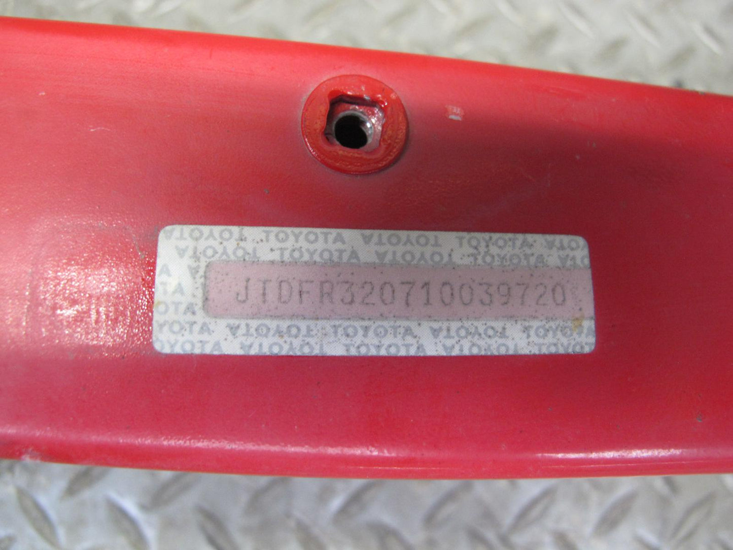 00-05 Toyota MR2 Spyder ZZW30L Rear Bumper Impact Reinforcement Bar OEM