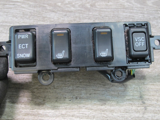 98-05 Lexus GS400 GS430 GS300 Snow ECT VSC Heated Seat Switch Panel Black OEM