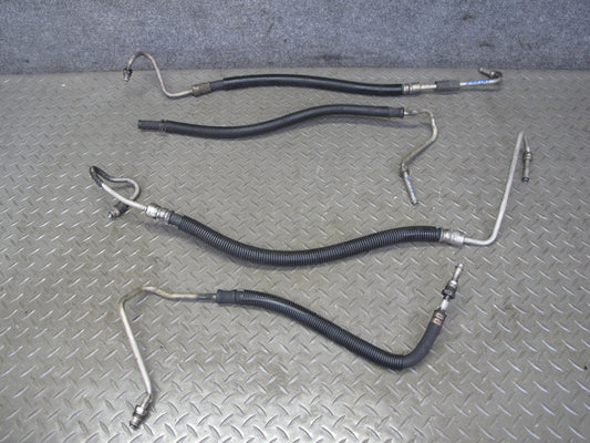2003-2007 Hummer H2 Power Steering Pressure Hose Tube Pipe Line Set of 4