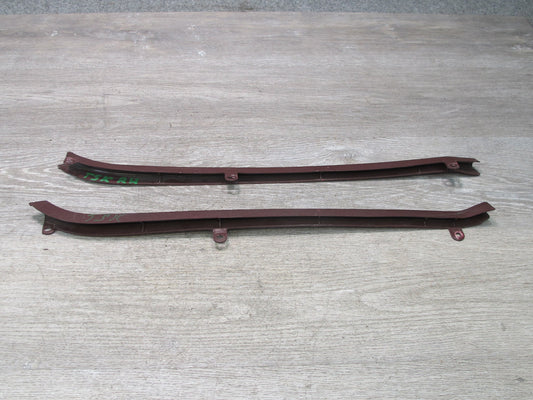 86-92 Toyota Supra MK3 Set of 2 Front Left & Right Door Trim Cover Maroon OEM