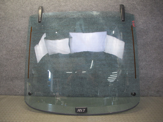 84-85 Mazda RX7 FB Rear Trunk Hatch Back Window Glass OEM