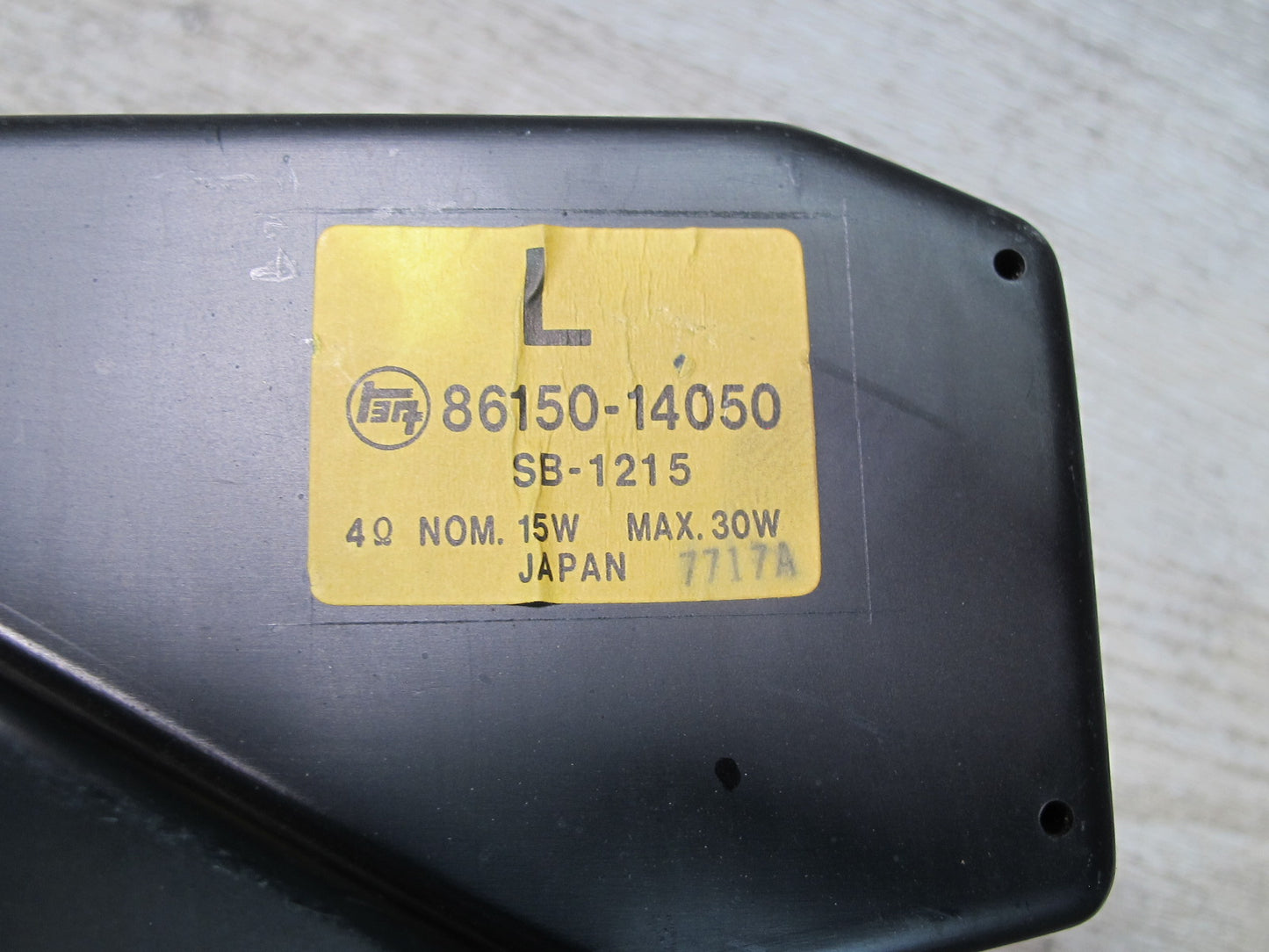 86-92 Toyota Supra MK3 Set of 2 Rear Left & Right Quarter Speaker POD OEM