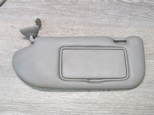 07-08 Nissan 350Z Z33 Convertible Set of 2 Left & Right Sun Visor  Gray OEM