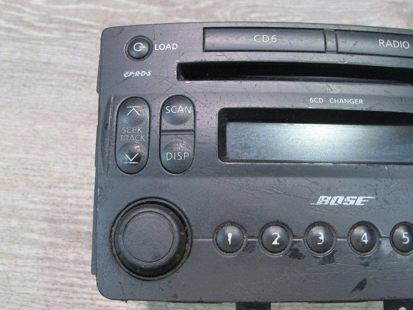 07-09 Nissan 350Z Z33 Radio AM FM CD Changer Player Receiver Head Unit Bose OEM