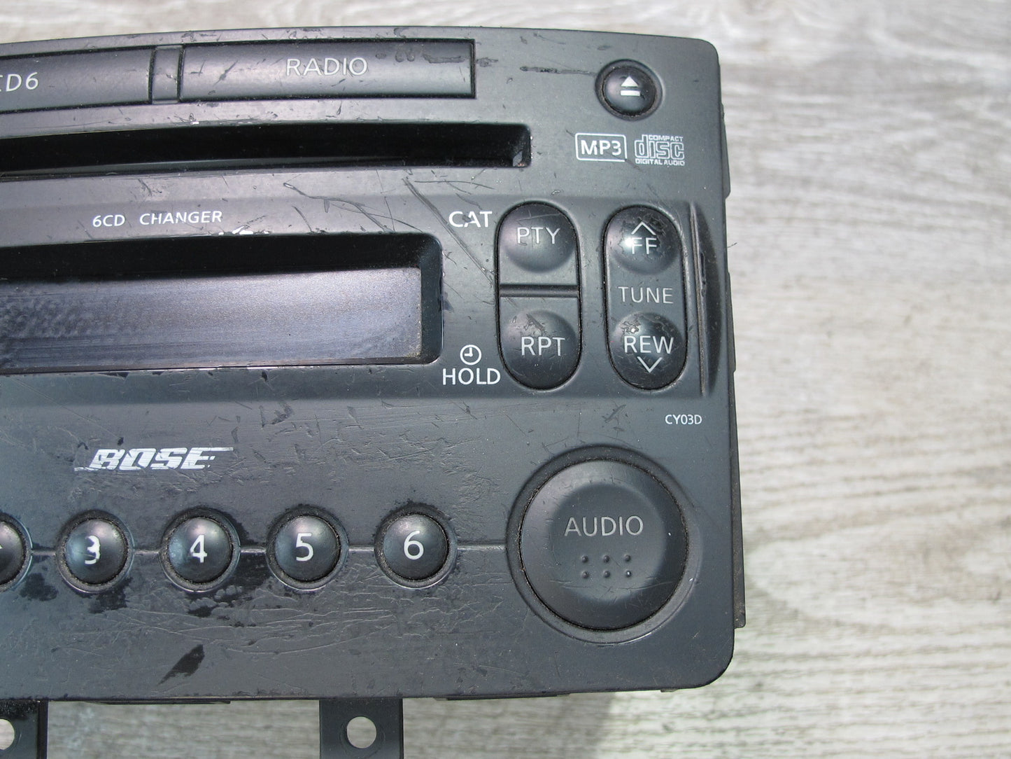 07-09 Nissan 350Z Z33 Radio AM FM CD Changer Player Receiver Head Unit Bose OEM