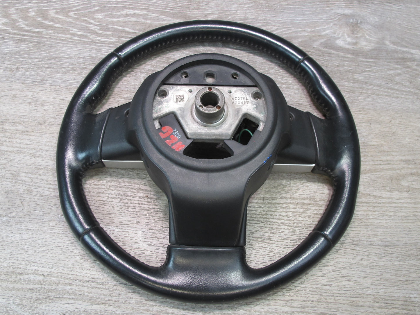 07-09 Nissan 350Z Z33 Conv Multifunction Leather Steering w Cruise Black OEM