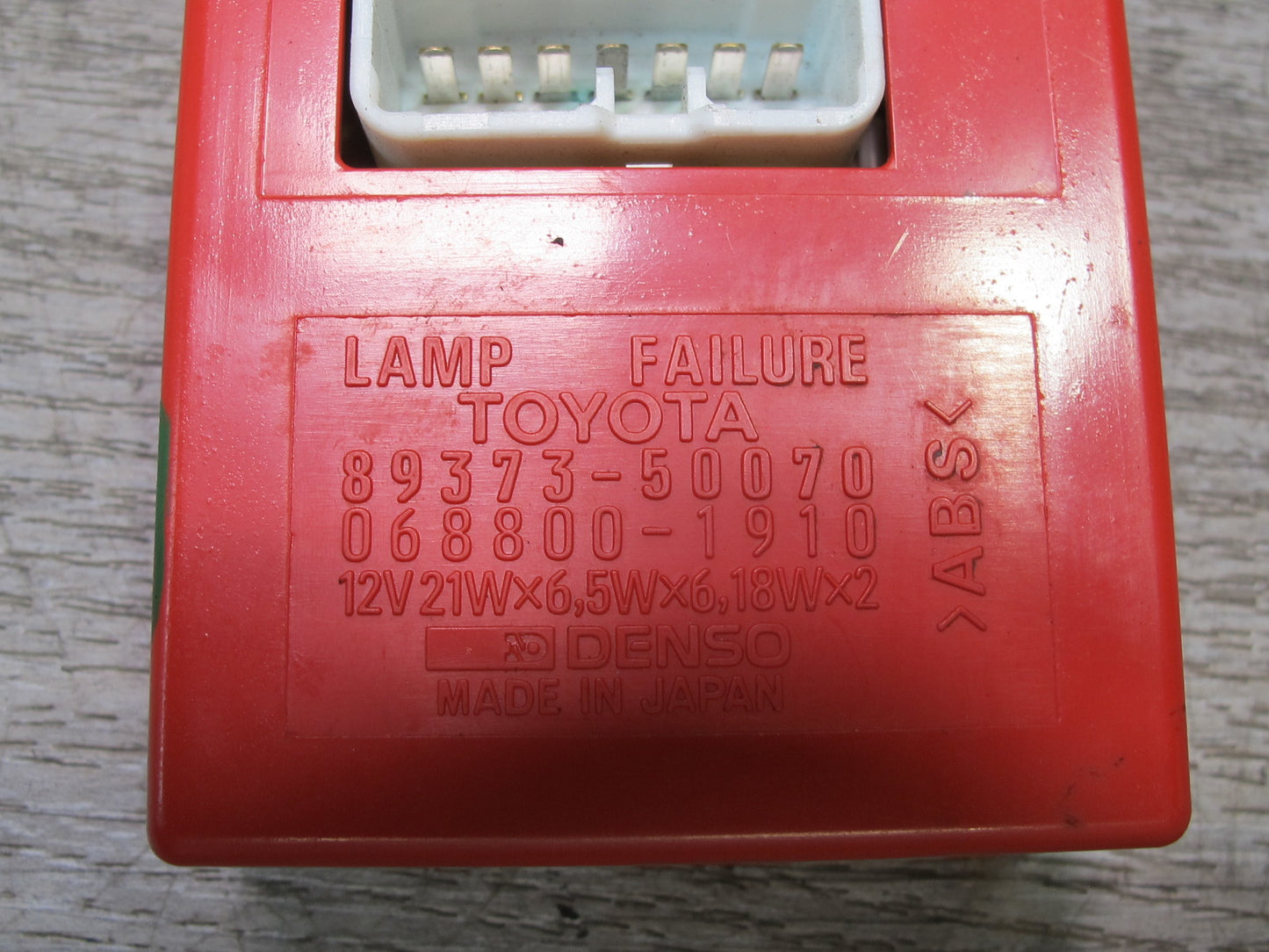 95-97 Lexus UCF20L LS400 Brake Light Lamp Failure Sensor Relay 89373-50070 OEM