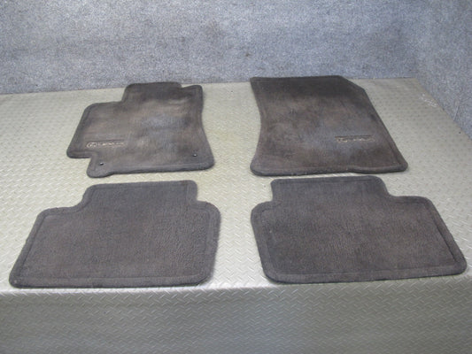 01-05 Lexus IS300 Set of 4 Front & Rear Left & Right Carpet Floor MAT Black OEM