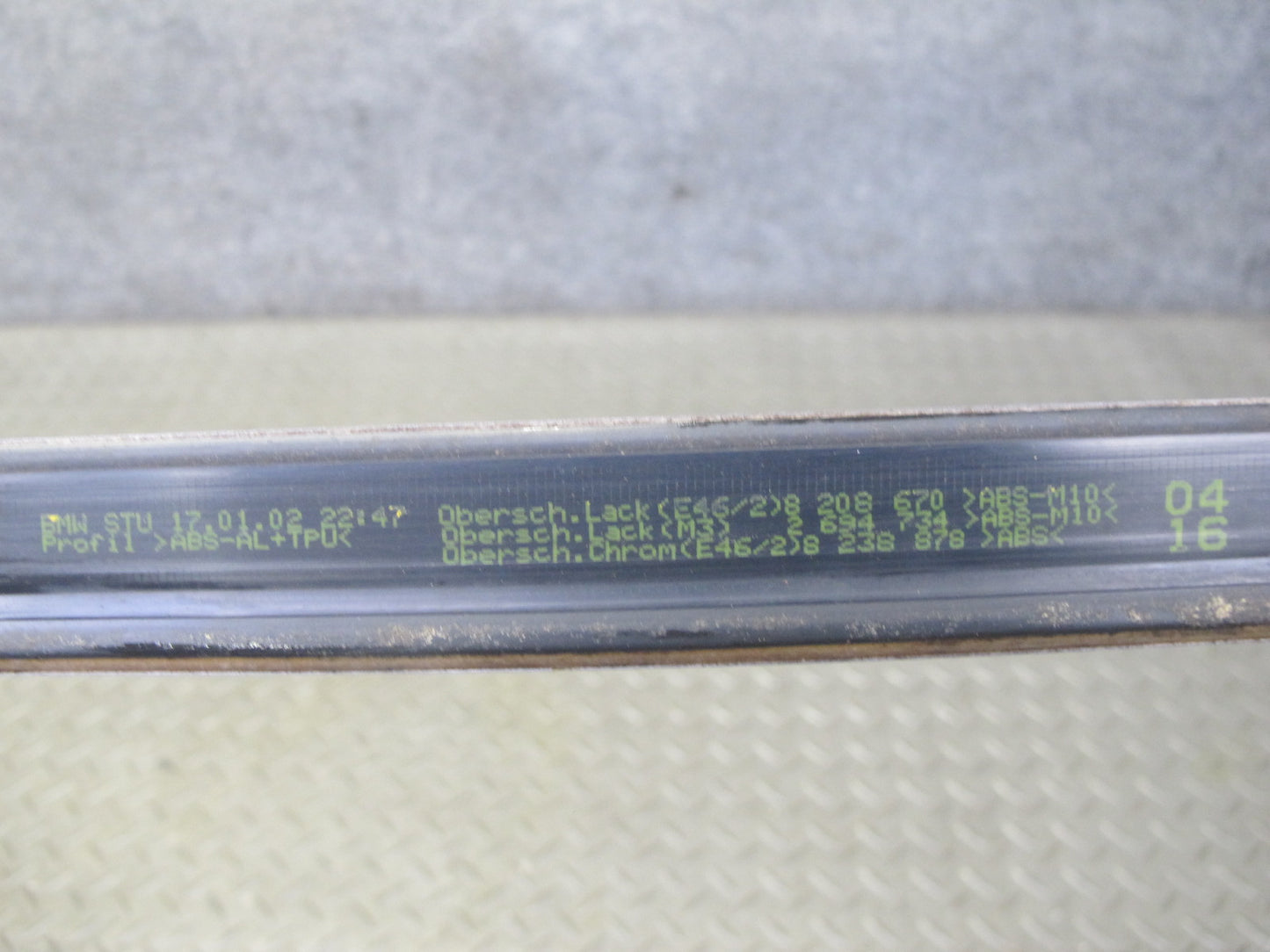 01-06 BMW E46 Coupe Convertible Set of 4 Door & Quarter Trim Molding OEM