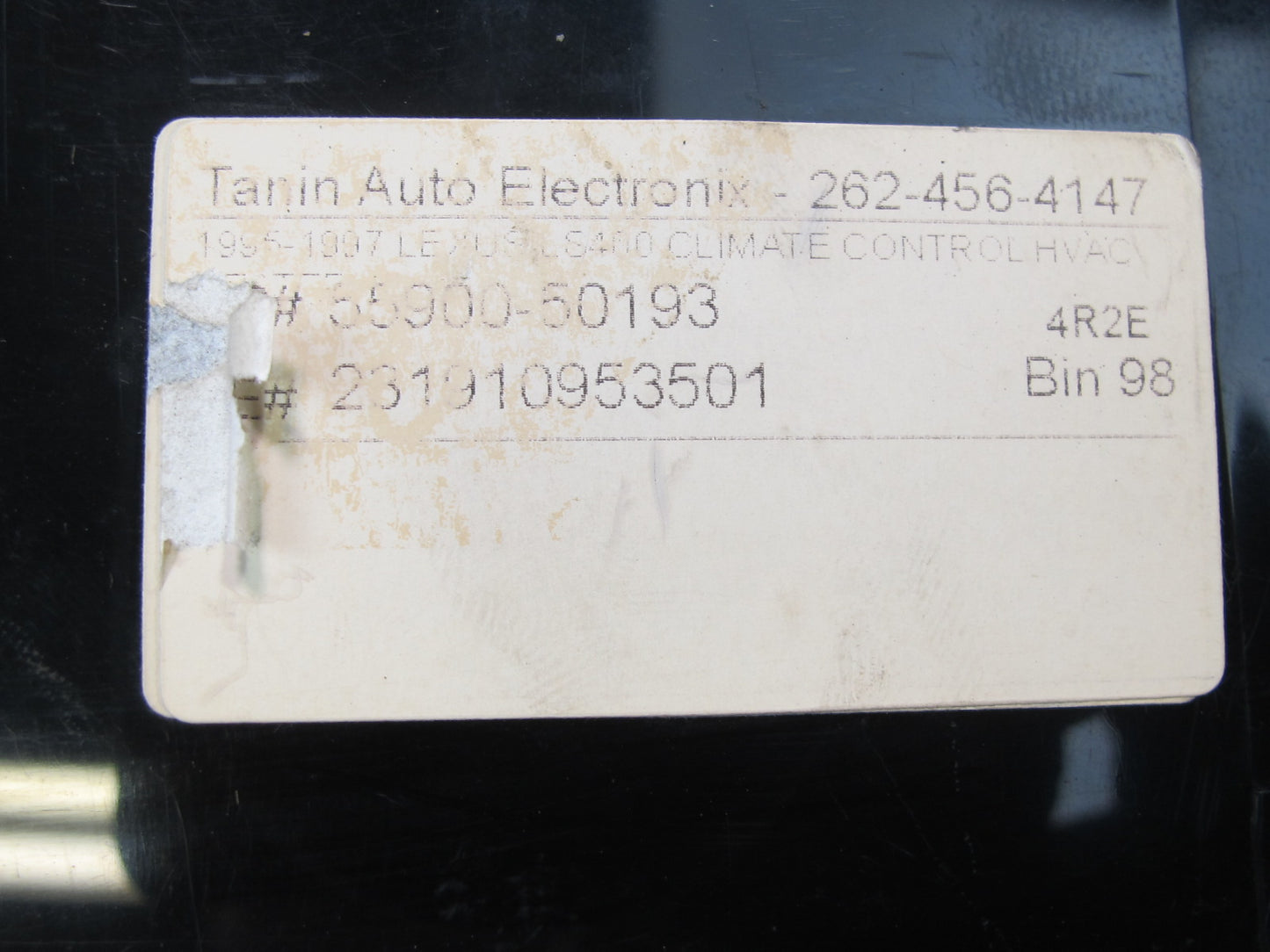 95-97 Lexus UCF20L LS400 A/C Heater Climate Control Switch Panel 55900-50192 OEM