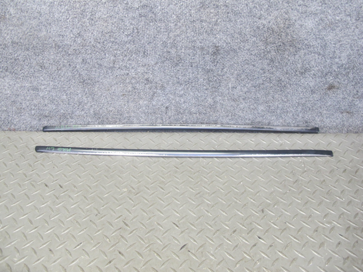 84-85 Mazda RX7 FB Set of 2 Left & Right Roof Over Door Drip Molding Strip OEM